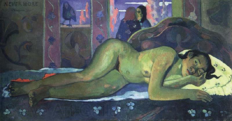 Paul Gauguin nevermore Spain oil painting art